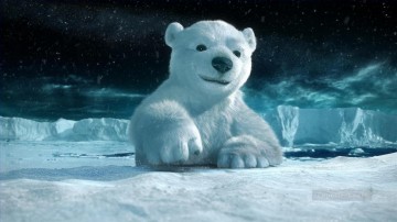 Bear Painting - polar bear